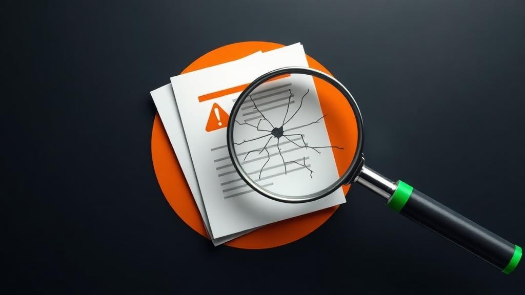 Fake Bewertungen schaden Ihrem Geschäft - Illustration mit Warnsymbol